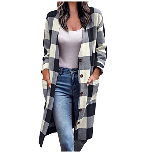 Women's Plaid Shacket with Hood & Lapel Collar - Button Down Flannel Shirt Jacket - Cozy Fall & Winter Layering for Outdoor Activities