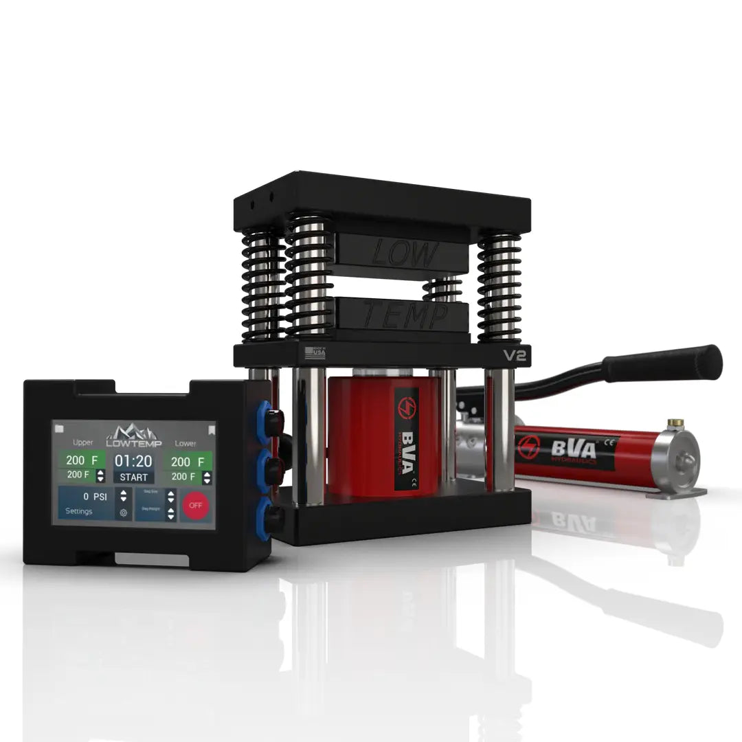 Lowtemp Industries V2 3x5 20 Ton Rosin Press Machine for Extracting Essential Oils - Perfect for Home DIY Rosin, CBD, and Cannabis Extraction