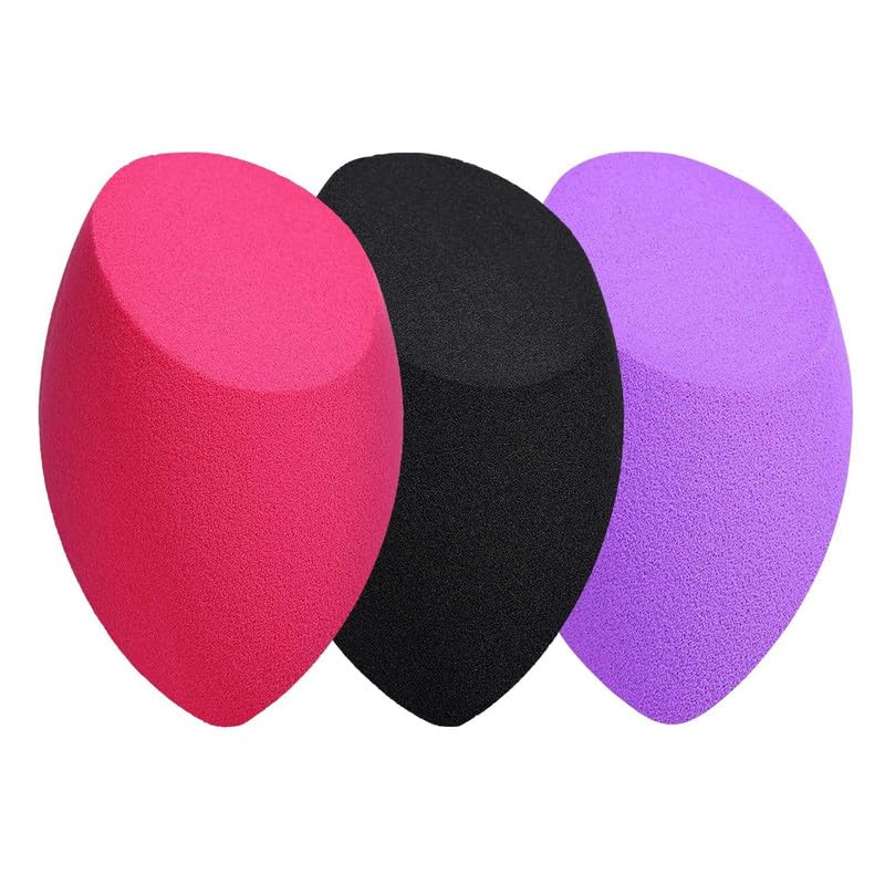 CHRONEX 6-Piece Latex-Free Makeup Sponge Set with Storage Box - Beauty Blender for Foundation, Concealer, Powder & Cream - Multipurpose Cosmetic Sponge for Flawless Makeup Application (Perfect for Daily Use, Travel & Professional Makeup Artists)