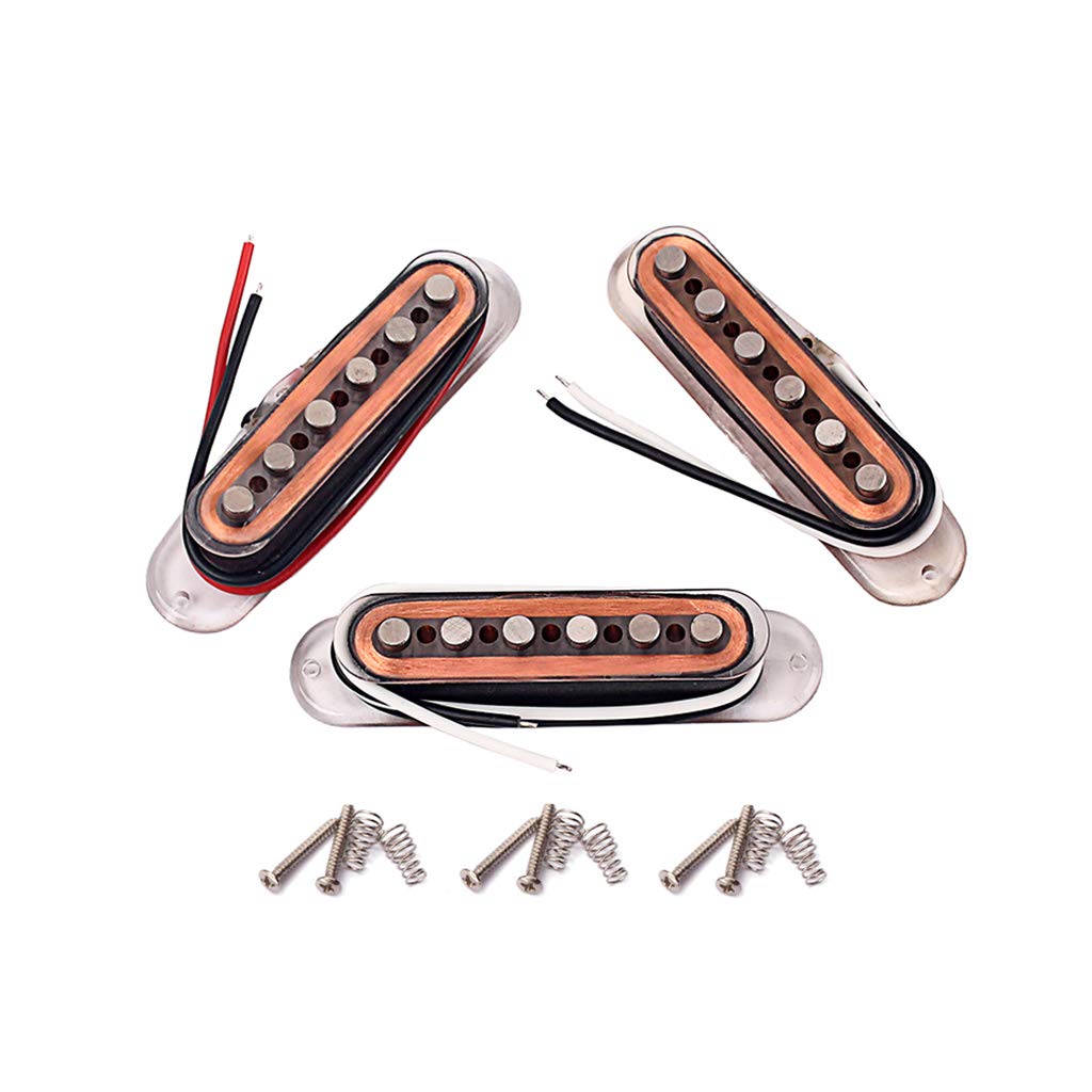 Alnicov 3PCS/Set 6-String Single Coil Guitar Pickups for Fender Stratocaster & Squier - Perfect for Electric Guitar Upgrades & DIY Repairs