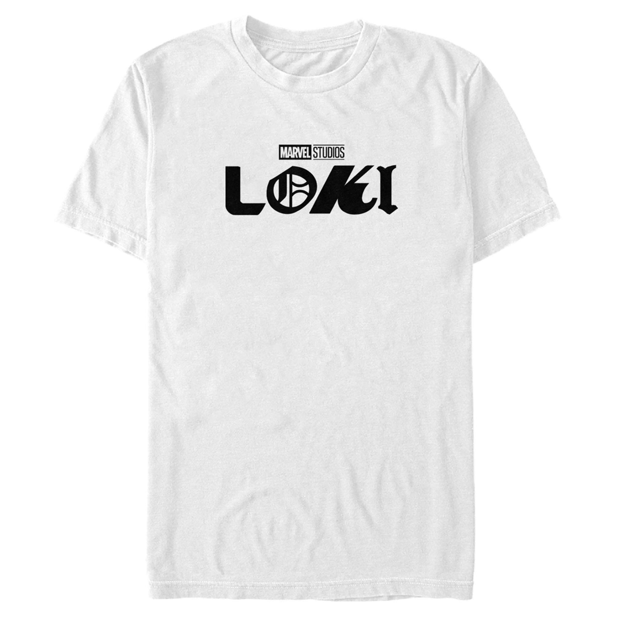 Marvel Loki Logo Men's T-Shirt - Official Marvel Superhero Graphic Tee for Fans - Perfect for Cosplay, Comic Con & Casual Wear