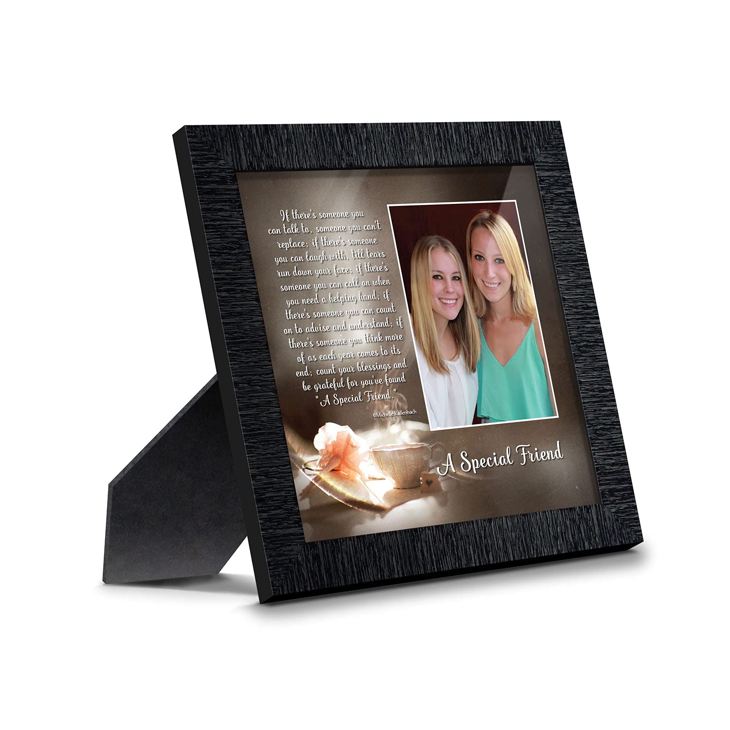 Crossroads Home Décor Best Friend Picture Frame - Perfect Birthday Gift for Best Friends, Ideal for Home, Office, or Dorm Room Décor