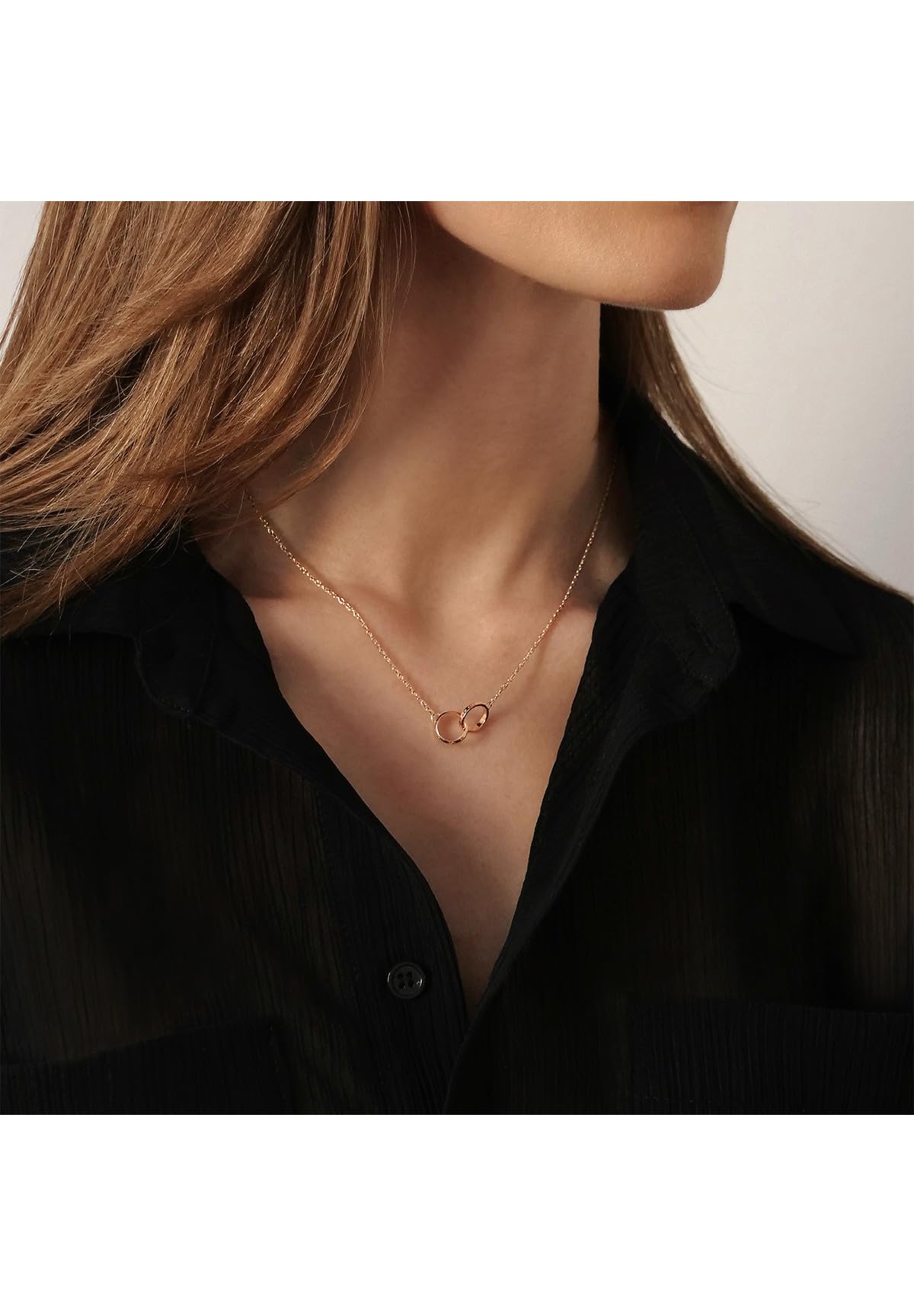 Daniel Wellington Elan Necklace - Rose Gold Plated 316L Stainless Steel Jewelry for Women | Perfect for Everyday Wear, Date Nights & Special Occasions