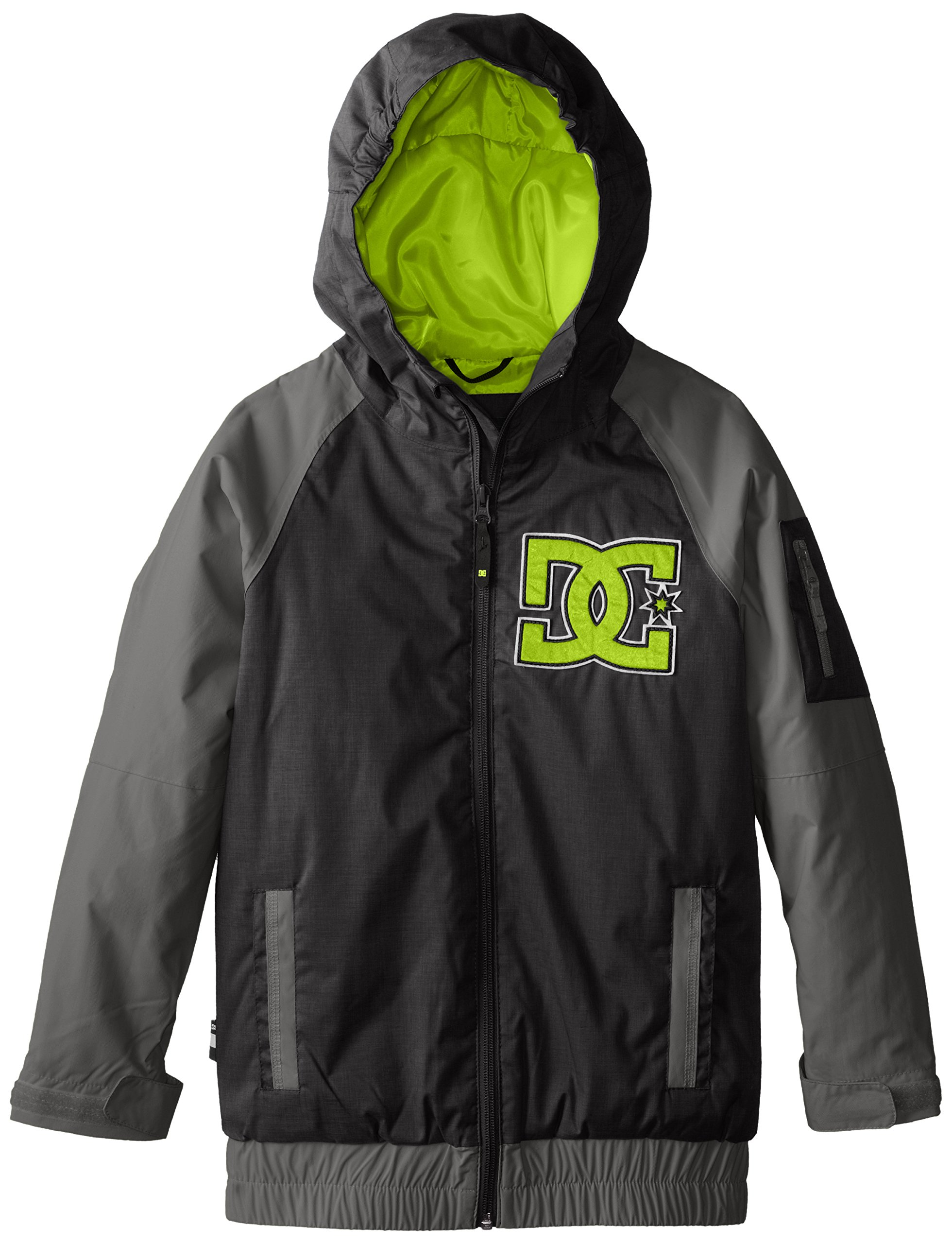 DC Apparel Big Boys' Insulated Winter Snow Jacket - Waterproof Cold Weather Coat for Outdoor Activities, Skiing, and Snow Play