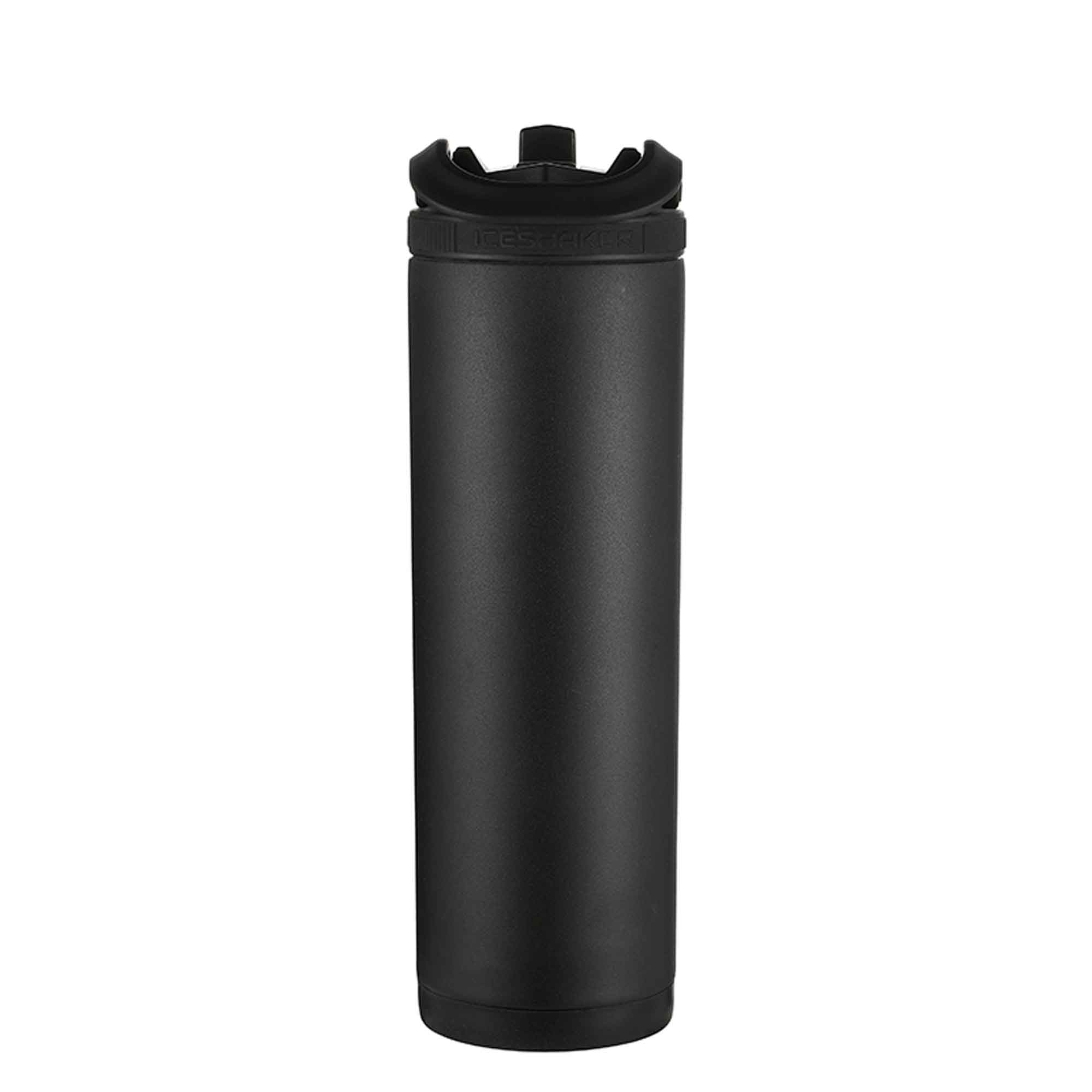 20oz Insulated Sports Water Bottle - BPA Free, Leak Proof, Durable Stainless Steel for Gym, Hiking & Outdoor Activities - Black