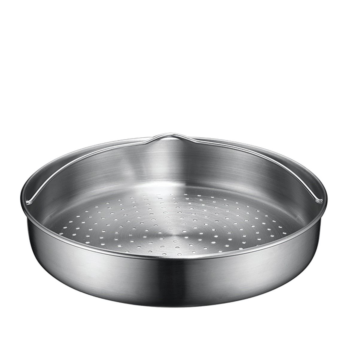 Buffalo 22CM/7L Tall Stainless Steel Pressure Cooker with Handles - Fast Cooking for Soups, Stews & Family Meals