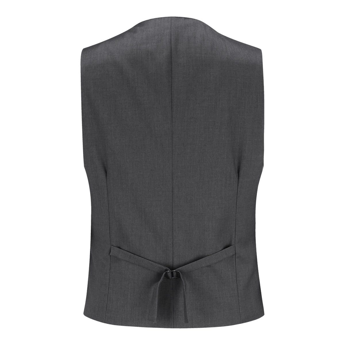 Men's Grey Notched Lapel Patchwork Vest - Stylish Layering Piece for Business Casual & Fall Outfits
