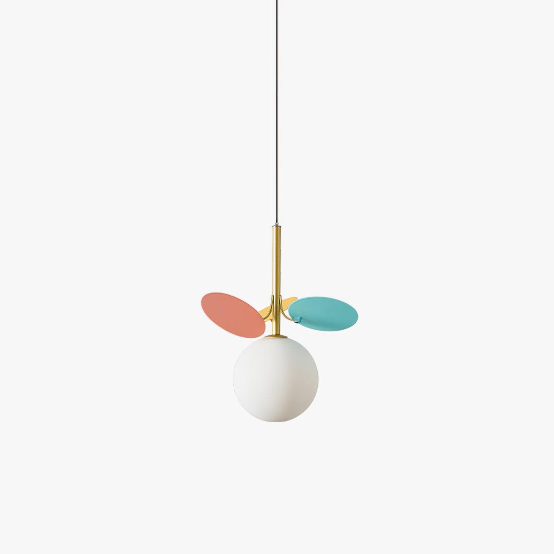 Blanca Pendant Light - Modern Hanging Ceiling Lamp for Kitchen Island, Dining Room & Bedroom | Elegant Glass Shade with Brass Finish | Indoor Lighting Fixture