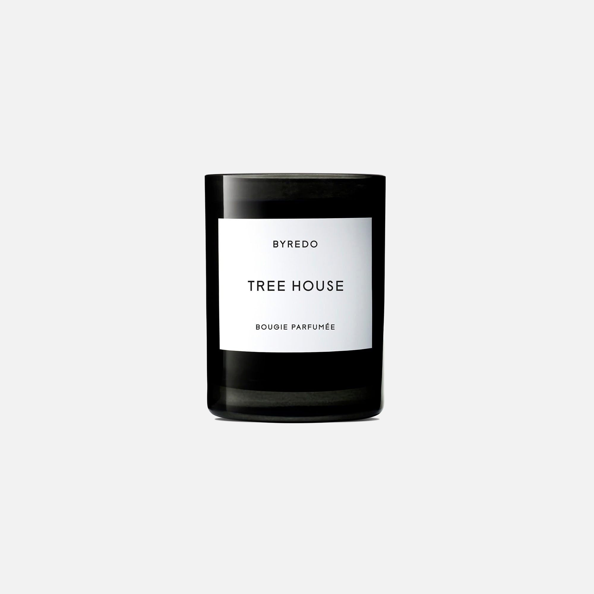 Byredo Tree House Scented Candle - 8.4 Oz Sandalwood Aroma for Relaxation, Meditation & Home Decor | Luxury Soy Wax Candle for Bedroom, Bathroom & Living Room