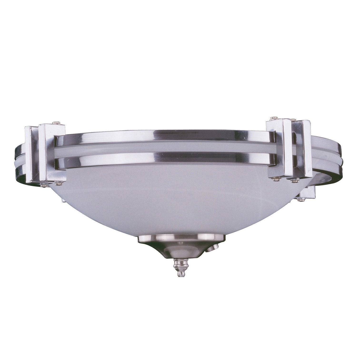 Concord Fans 3-Light Ceiling Fan with Modern Stainless Steel Finish - Perfect for Living Room, Bedroom & Office Cooling & Lighting
