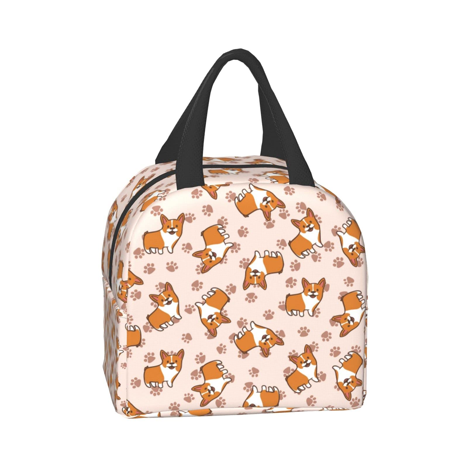 Insulated Corgi Lunch Box for Kids - Reusable Lunch Bag for Boys & Girls, Perfect for School, Camping, Hiking, Picnic, Beach & Travel - Ideal for Daily Use, Outdoor Adventures & Family Outings