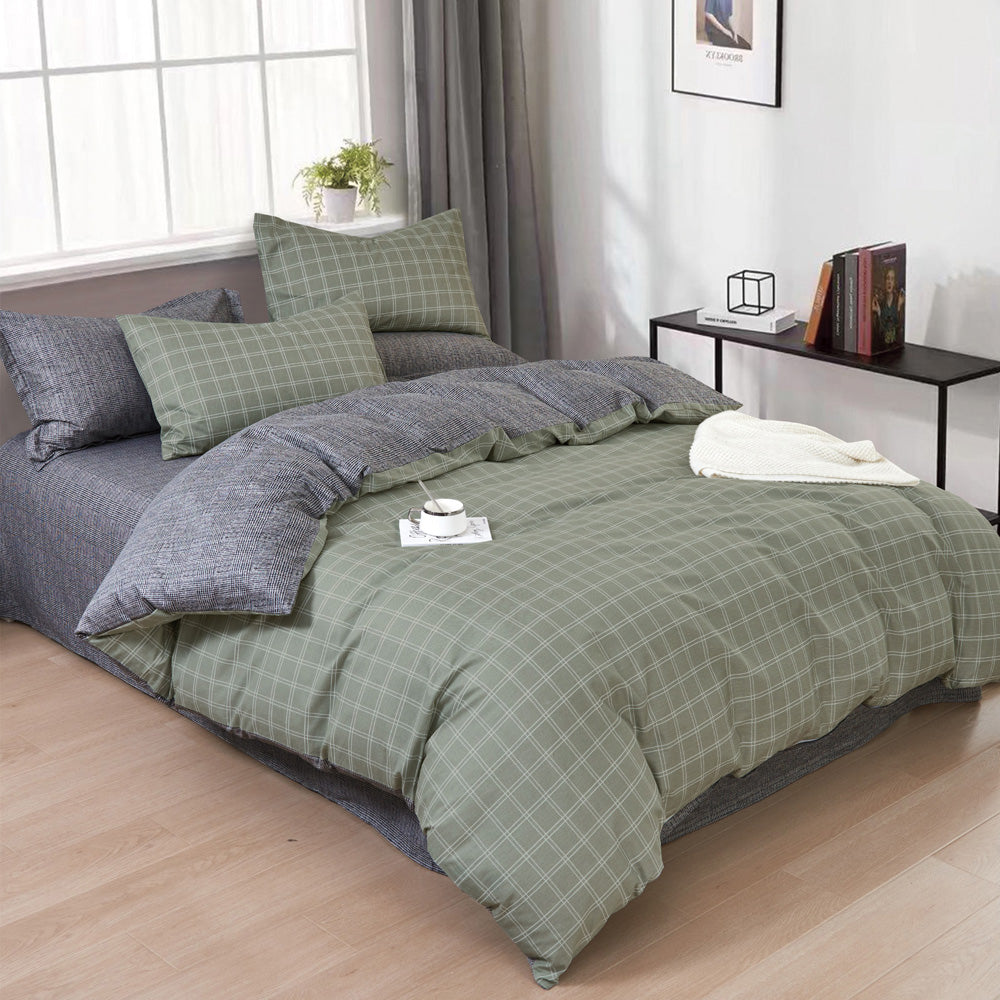 Harlan Quilt Cover Set Queen Size - Soft & Breathable Bedding Set for Comfortable Sleep | Perfect for Master Bedroom, Guest Room & Dorm Decor