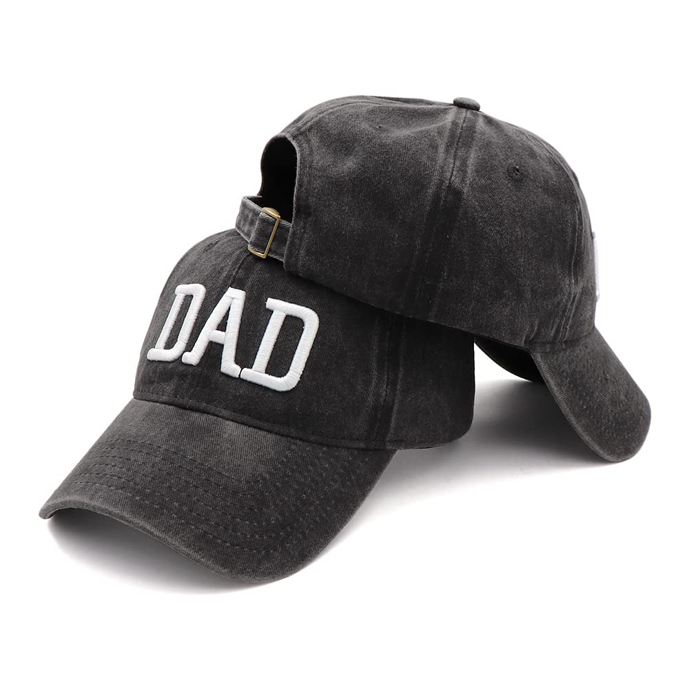 Embroidered Baseball Cap for New Parents - Adjustable Dad & Mom Hats - Perfect Gender Neutral Gift for Couples - Ideal for Outdoor Activities, Family Photos & Newborn Announcements