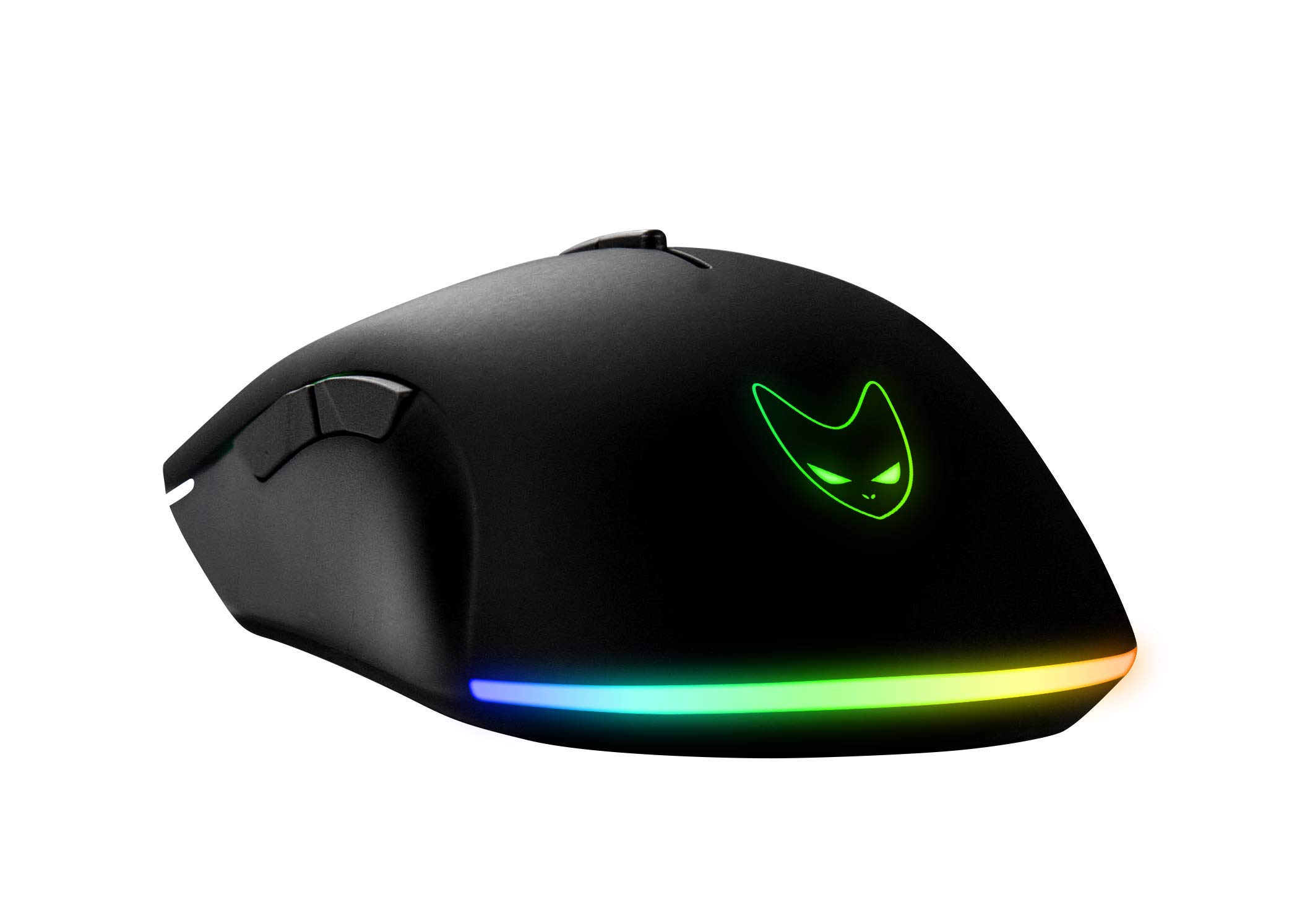Oversteel RADIUM - RGB Gaming Mouse with 7 Programmable Buttons, 10000 DPI, Ergonomic Design for PC, Laptop, Esports & FPS Gaming