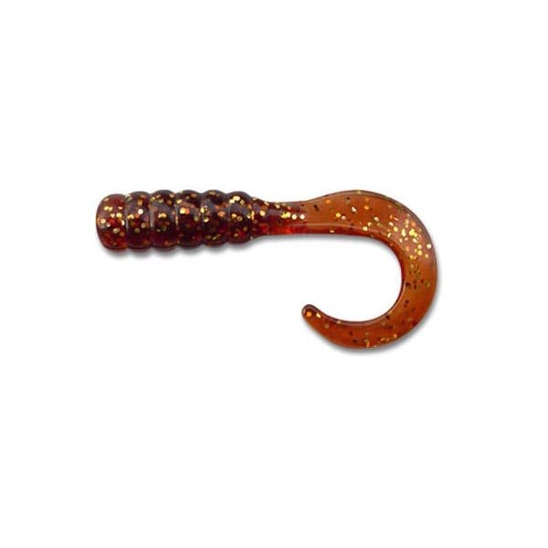 Big Hammer 1.75 Inch Perch Grub Soft Plastic Fishing Lures - Perfect for Bass, Walleye, and Trout Fishing in Lakes & Rivers