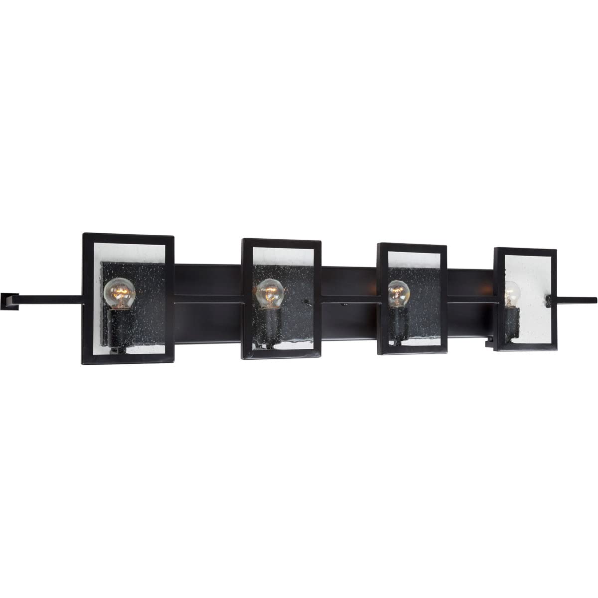 Yao 4-Light Bathroom Vanity Bar - 7 Inches Tall & 39.5 Inches Wide - Perfect for Modern Bathrooms & Powder Rooms