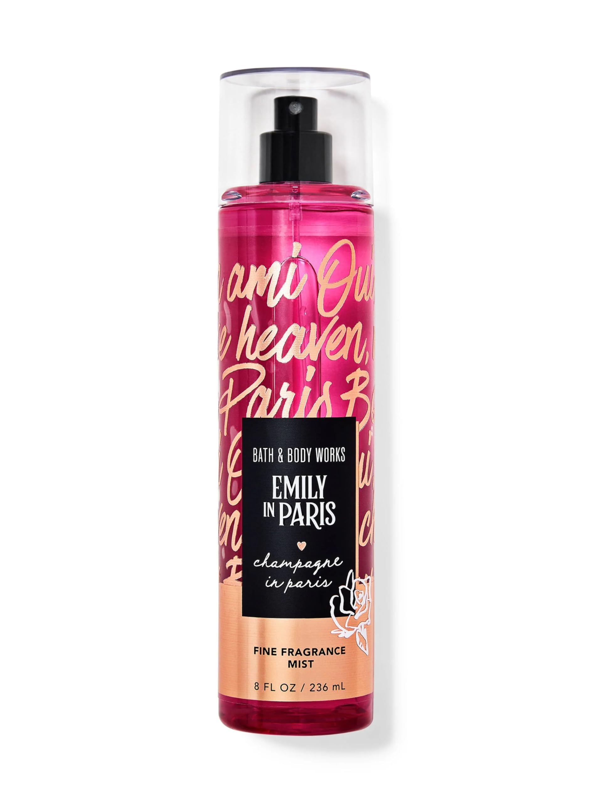 Champagne in Paris Fine Fragrance Body Mist - 8oz Perfume Spray for Women, Long-Lasting Scent, Lightweight & Refreshing - Perfect for Daily Use, Date Nights & Special Occasions