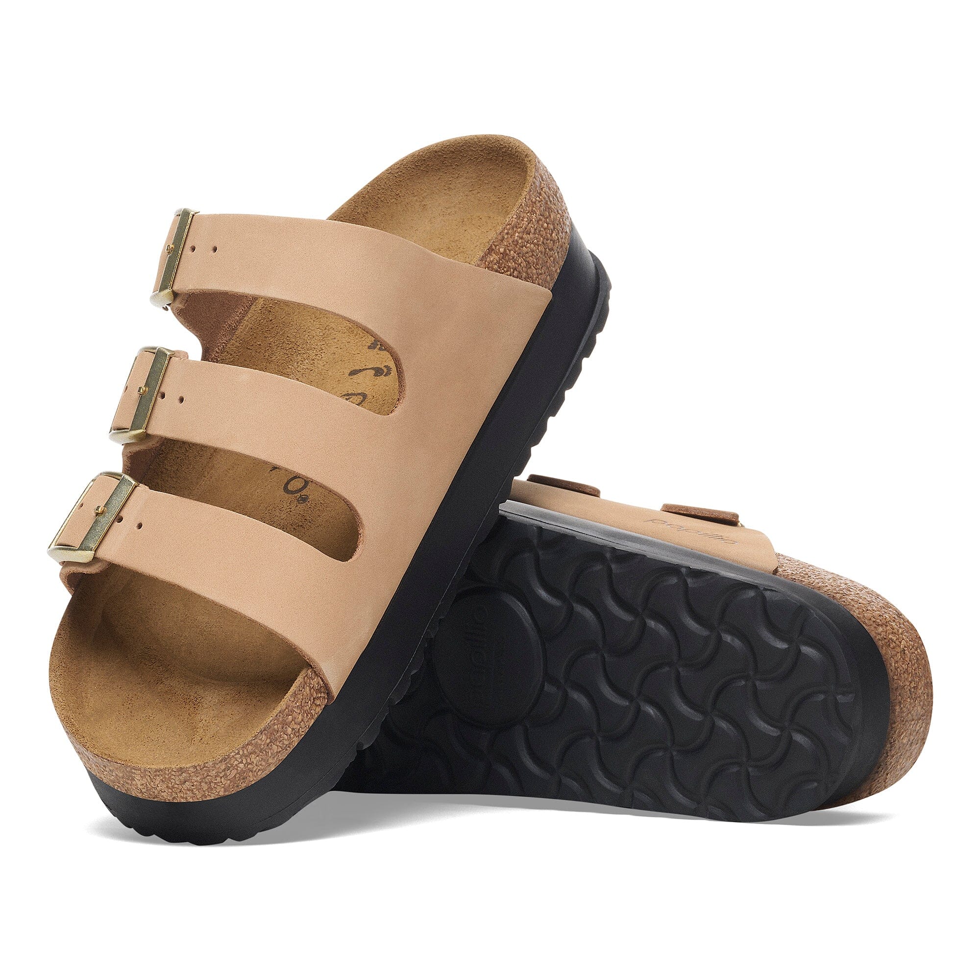 Birkenstock Florida III Platform Sandals for Women - Comfortable Cork Footbed & Adjustable Straps - Perfect for Summer, Beach, and Casual Outings