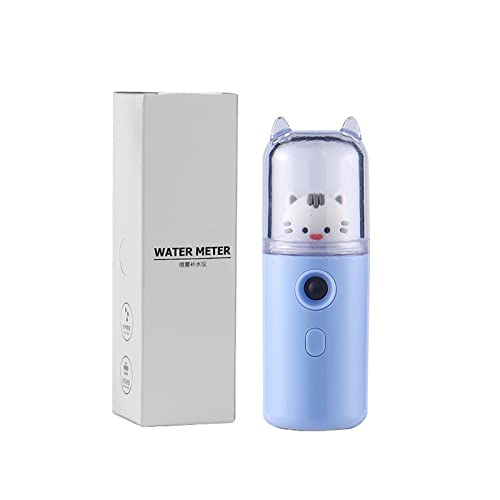 Cute Cartoon USB Rechargeable Mini Humidifier - Portable Pet Water Dispenser & Facial Steamer with Alcohol Spray Function | Perfect for Home, Office, Travel & Skincare Routine