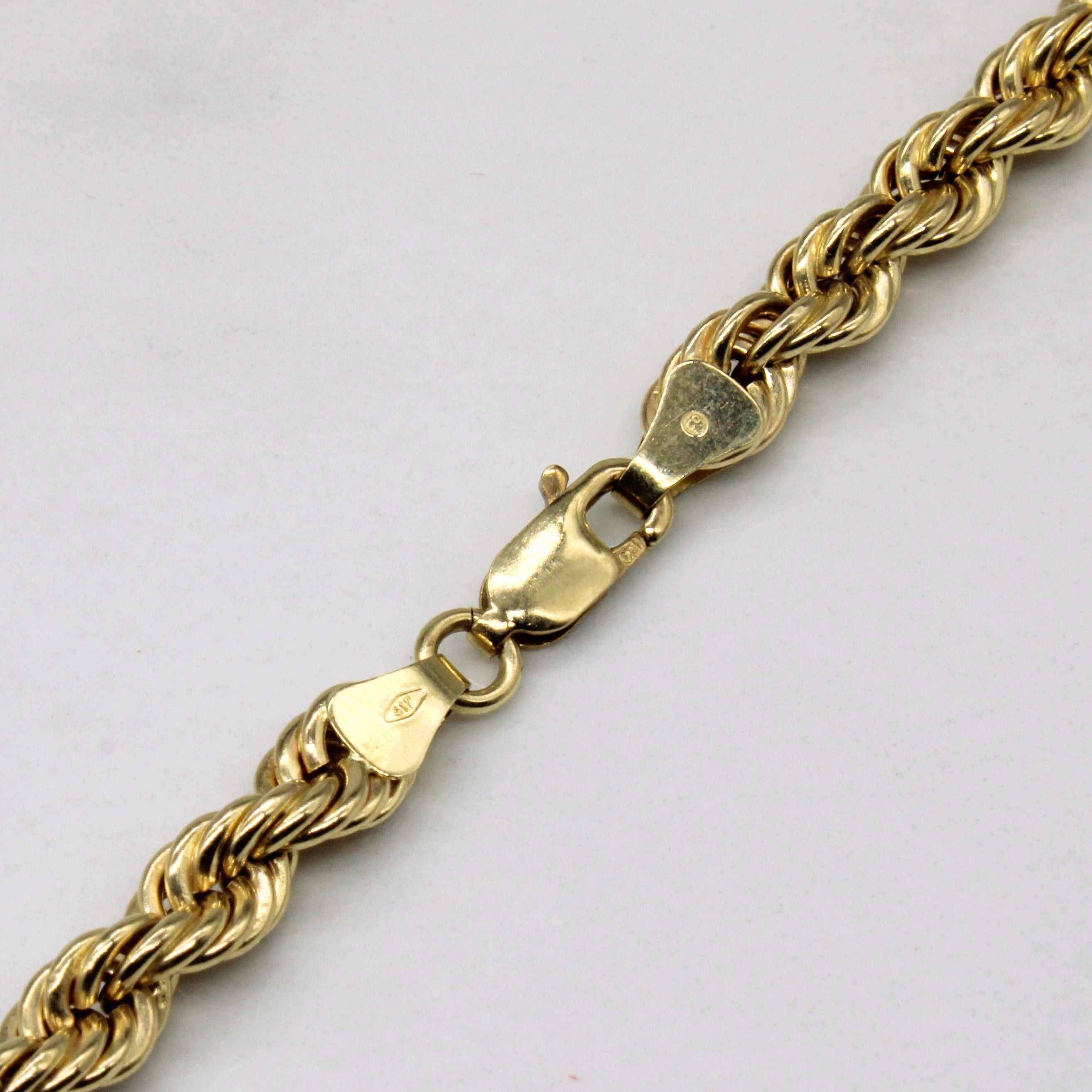 10K Yellow Gold Rope Chain Necklace - 28 Inch Solid Gold Rope Chain for Men & Women - Perfect for Layering, Everyday Wear & Special Occasions