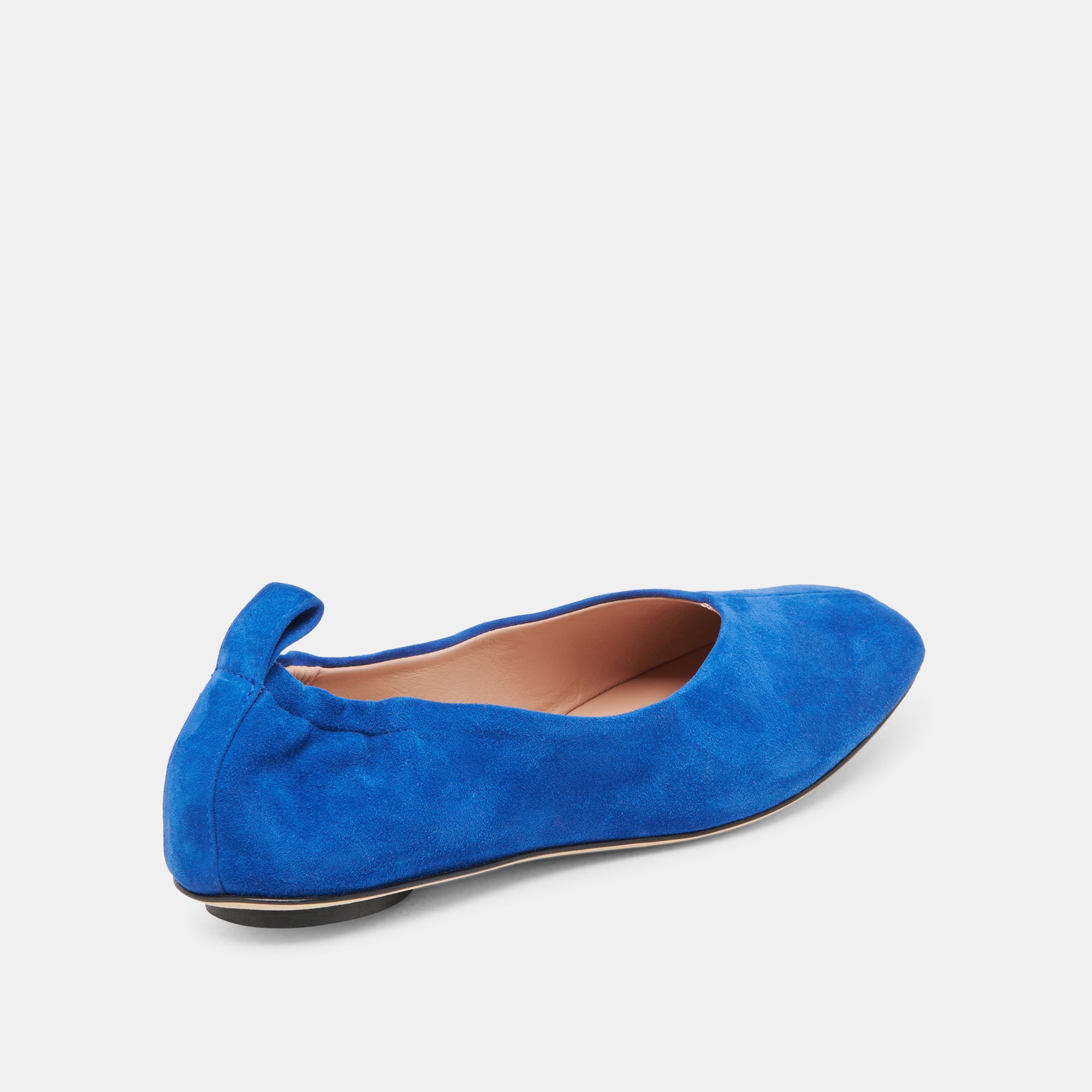 VINNIE Women's Navy Suede Ballet Flats - Comfortable & Stylish Shoes for Work, Casual Wear & Travel