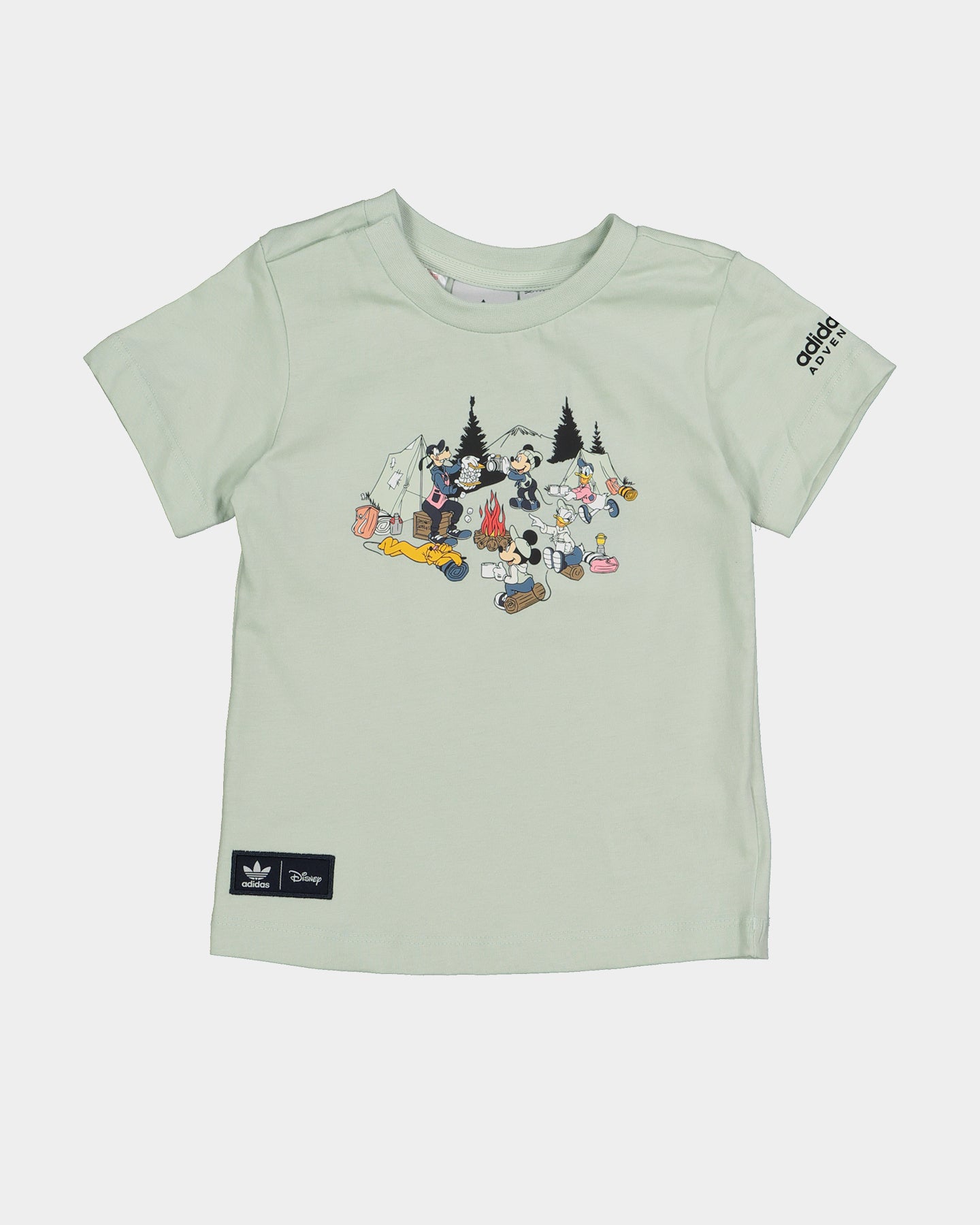 Adidas X Disney Mickey And Friends T-Shirt for Men & Women - Soft Cotton Graphic Tee with Mickey Mouse Design in Mint Green - Perfect for Casual Wear, Disney Fans, and Gift Giving