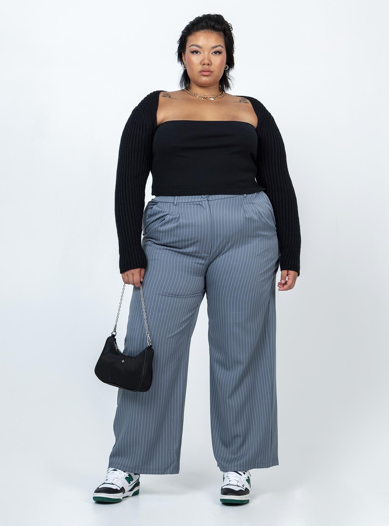 Aytan Black Curve Bolero Sweater for Women | Elegant Short Cardigan for Office, Date Night & Special Occasions