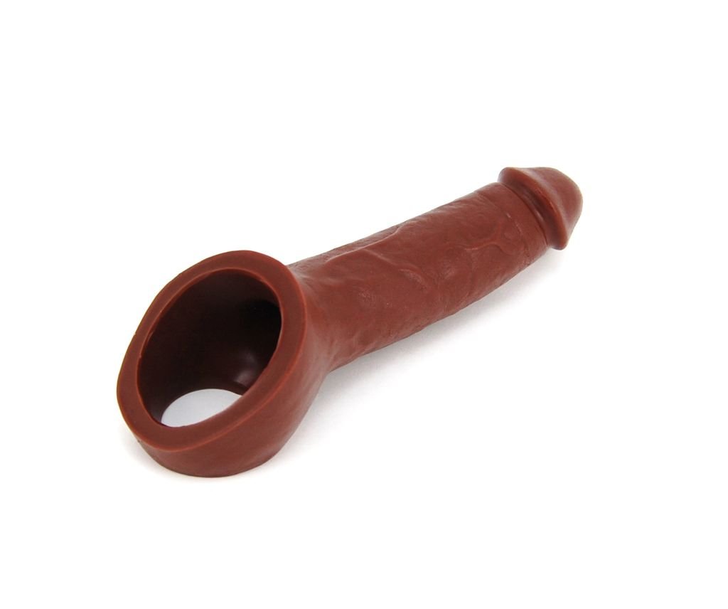 Vixskin Ride On Dildo by Vixen Creations - Chocolate Color, Realistic Feel, Body-Safe Silicone - Perfect for Couples Play & Solo Pleasure