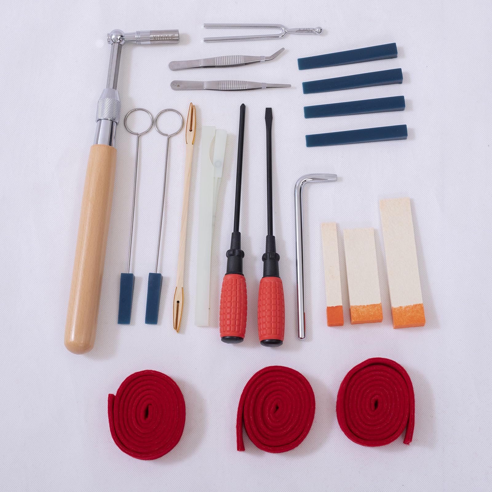 Professional Piano Tuning Kit - Retractable Wrench for Upright & Grand Pianos - Home Repair & Maintenance