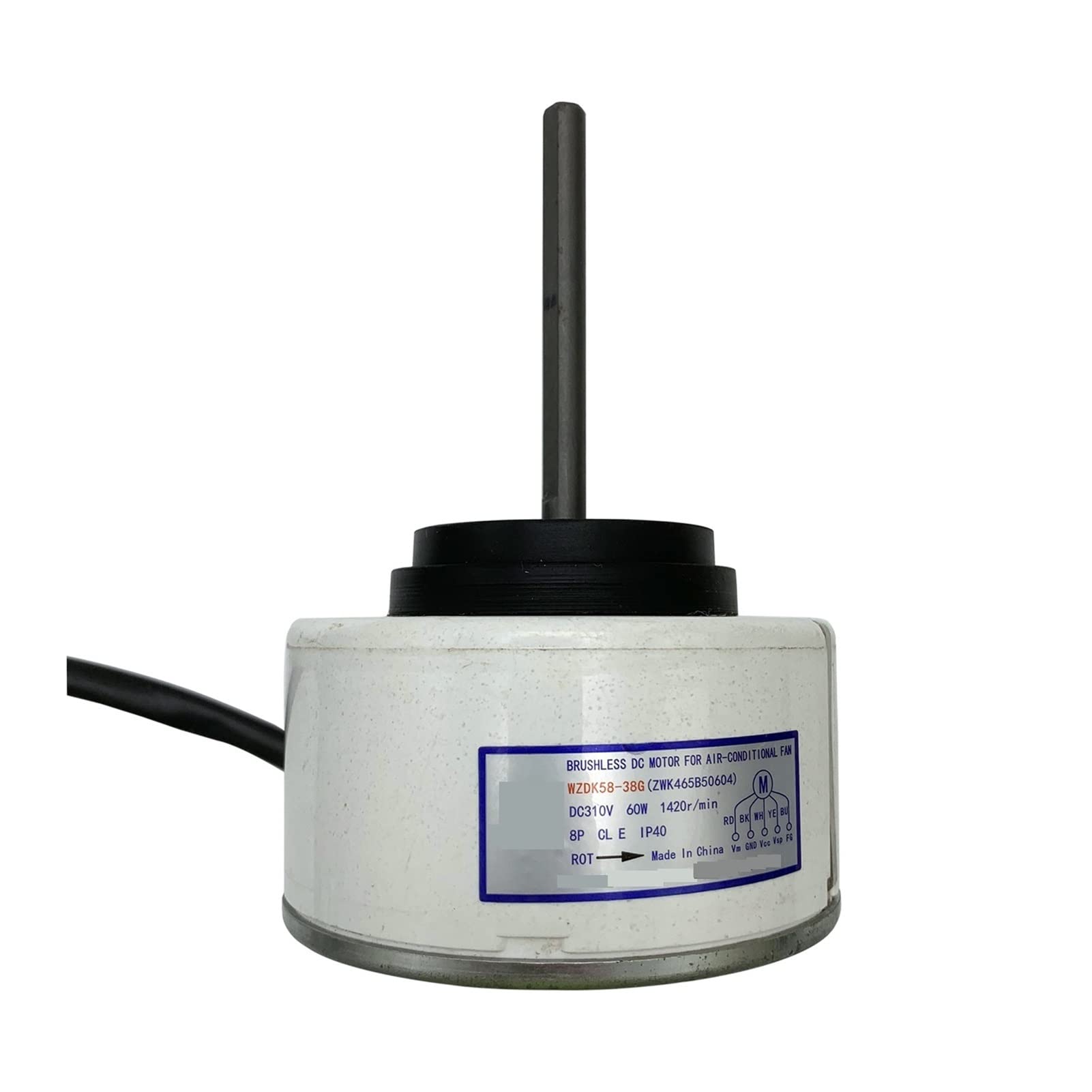 Brushless DC Motor for Air Conditioner Outdoor Unit Fan - LANGshaw WZDK58-38G Replacement Part - Perfect for HVAC Systems, Home Cooling & Commercial AC Units