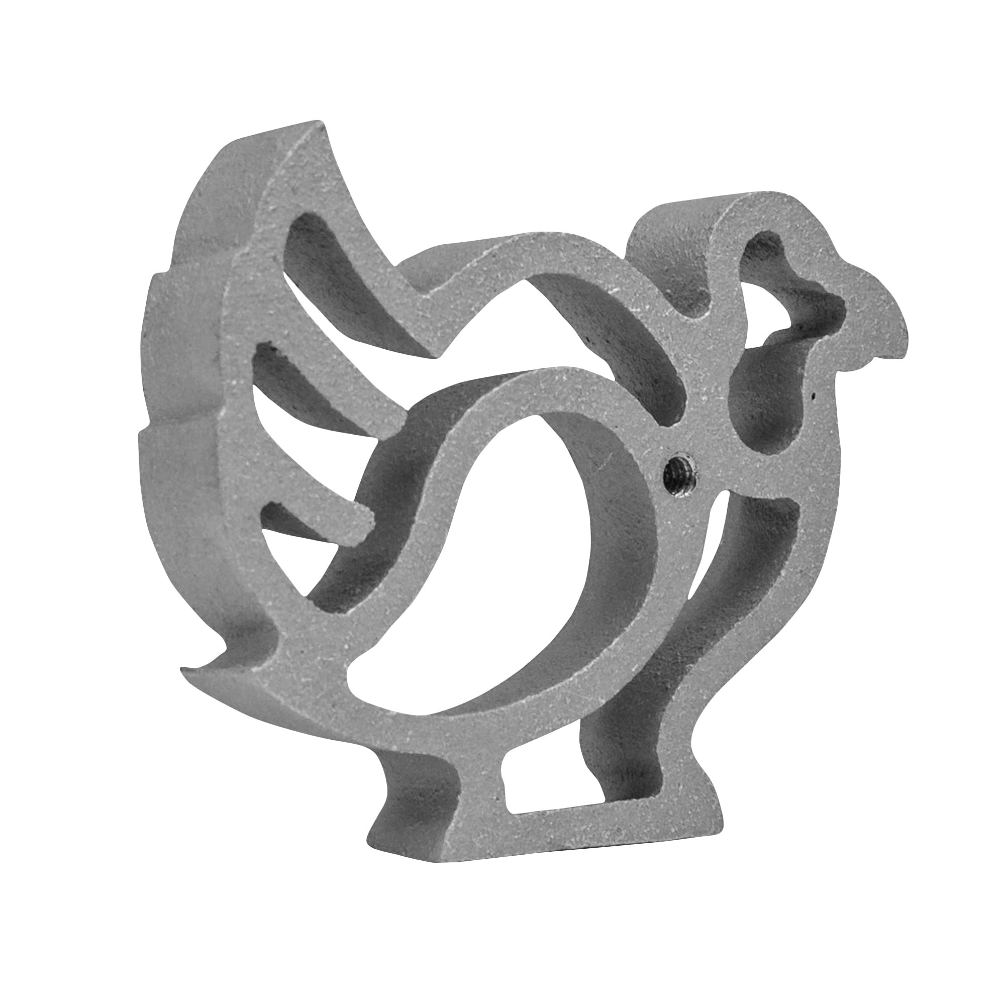 O'CREME Turkey Rosette Iron - Stainless Steel Cookie Press for Baking, Pastry Decorating | Perfect for Thanksgiving, Christmas Desserts & Holiday Treats