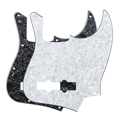 2pcs, black & white pearl