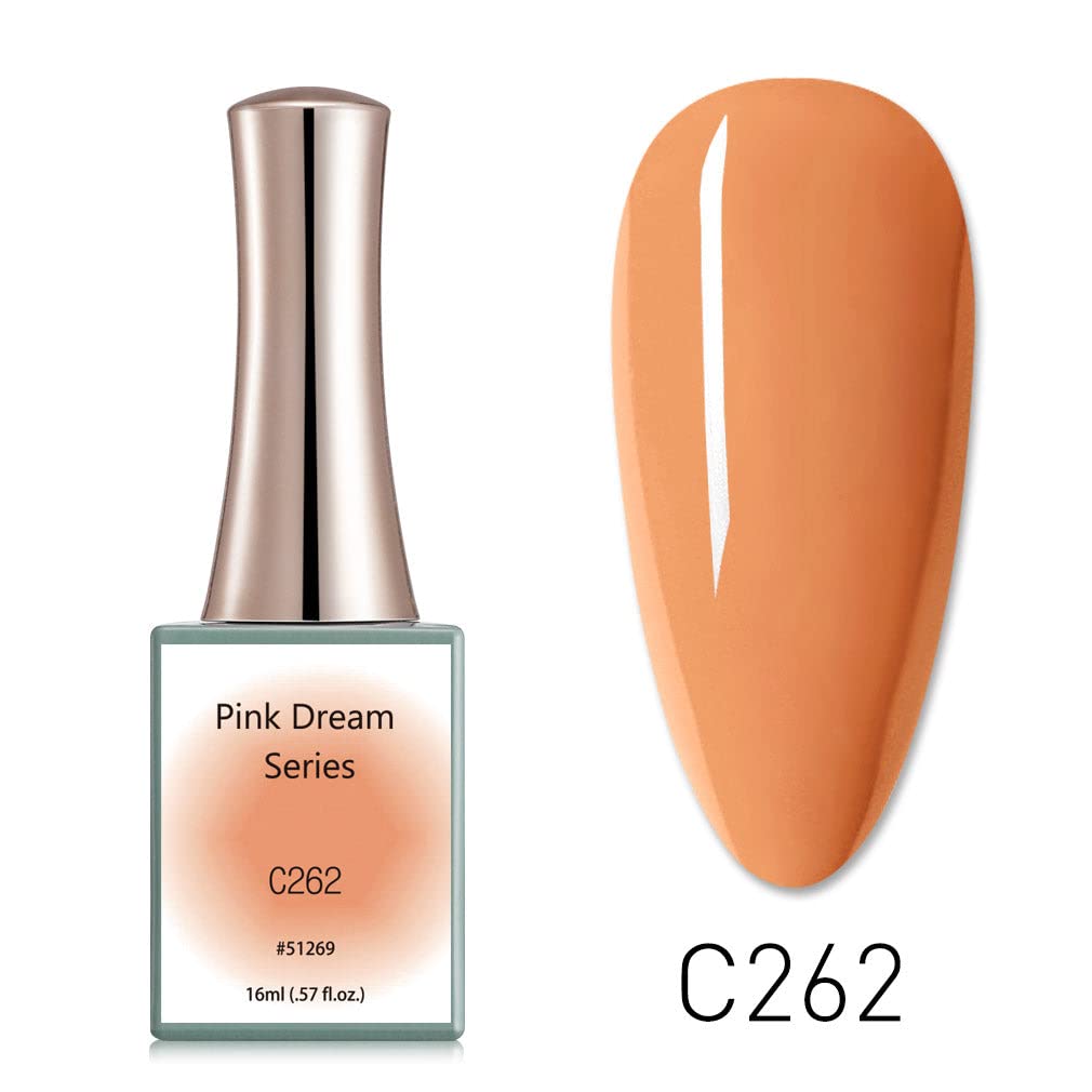 BELLE GAGA™ CANNI Gel Nail Polish - 16ml Soak Off LED UV Nail Gel for Manicure, Salon & DIY Home Nail Art (Color C262) | Long Lasting, Chip Resistant Polish for Parties, Weddings & Everyday Wear