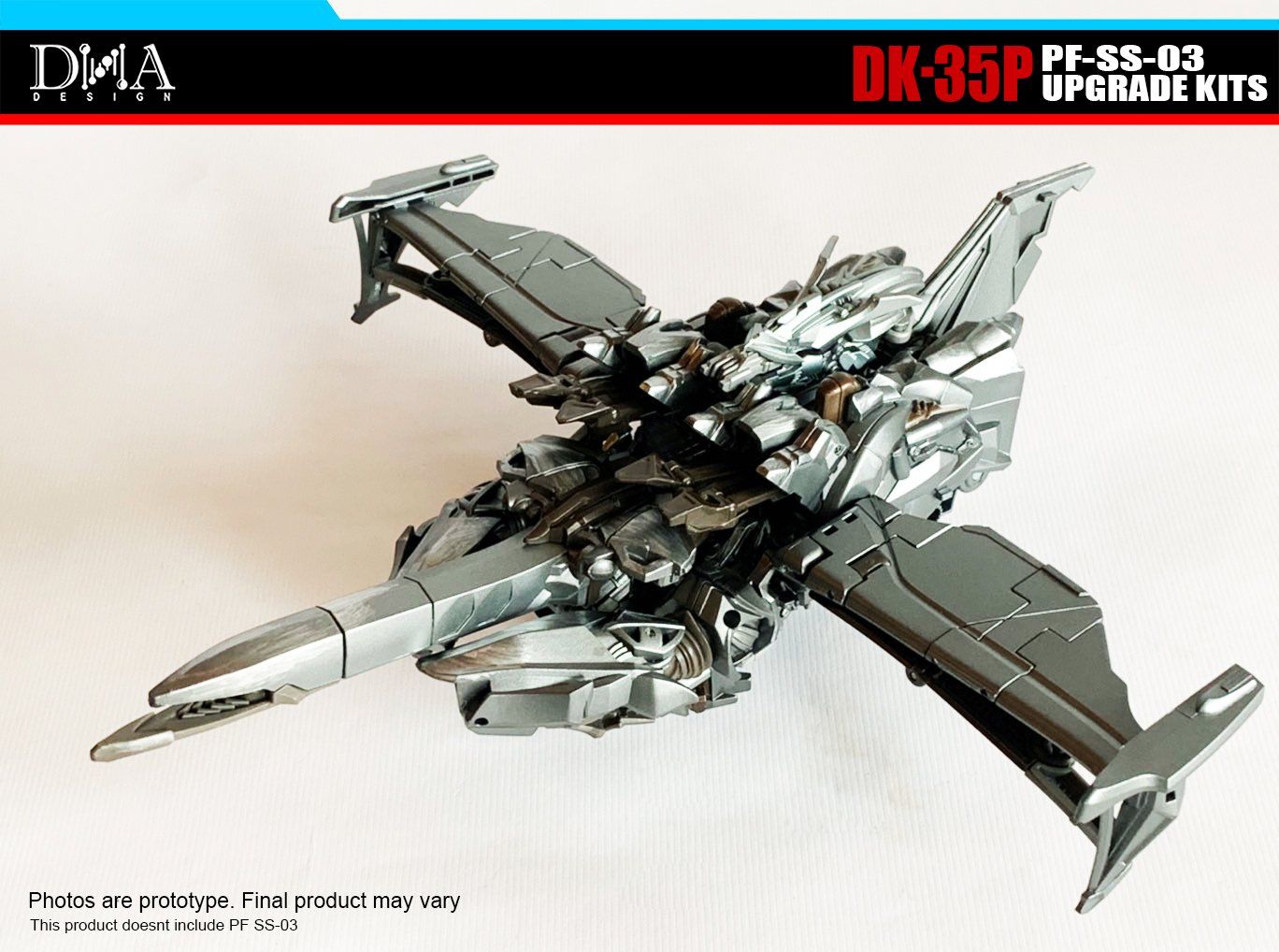 DNA Design DK 35P Upgrade Kit for PF SS 03 Megatron - Transformers Figure Enhancement Parts for Collectors - Perfect for Display and Customization