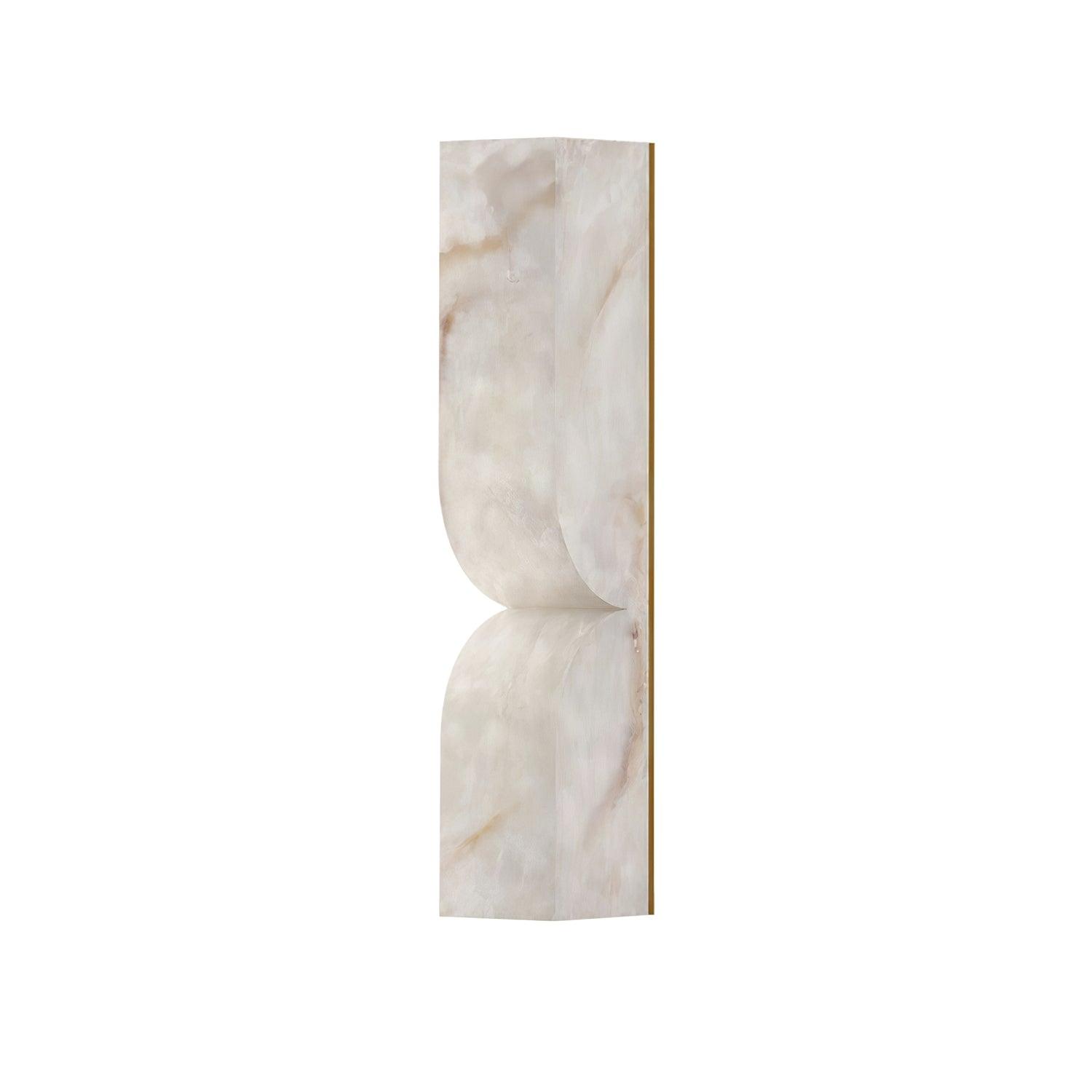 Alabaster Essence Wall Sconce - Elegant Handcrafted Light Fixture for Bedroom, Living Room & Hallway Decor - Perfect for Ambient Lighting and Home Interior Design