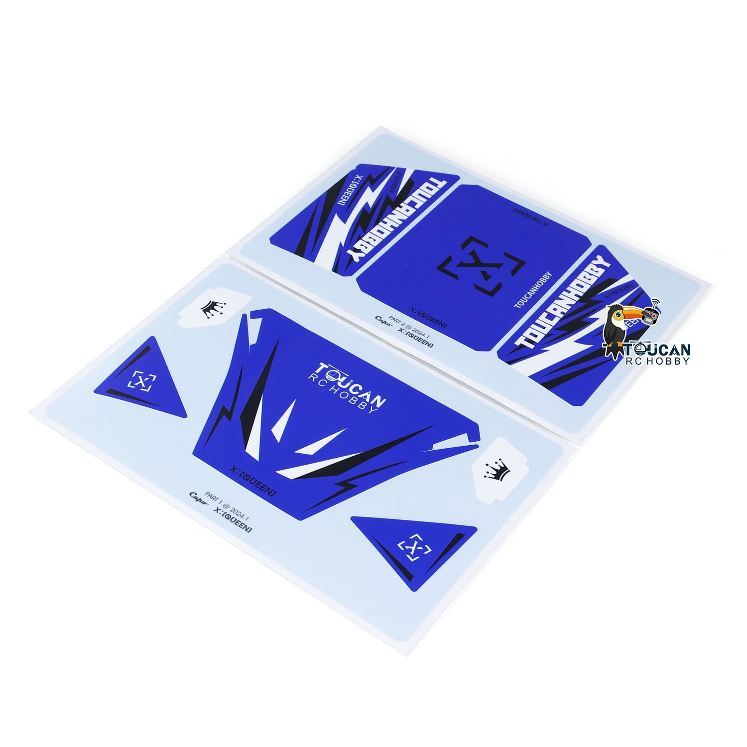Custom PVC Waterproof Decal Stickers for Capo 1/8 U4 CD1582X RC Crawler - Durable Toucan Design for RC Hobby Vehicles - Perfect for Off-Road Climbing & RC Car Customization