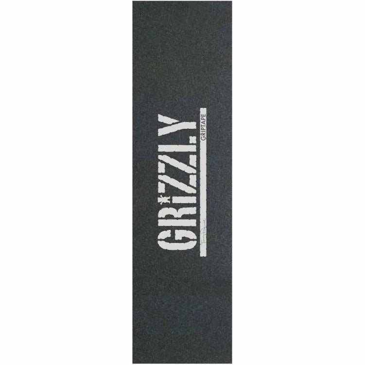 Grizzly Griptape Torey Pudwill Signature Black/Off-White Skateboard Grip Tape - Perfect for Street Skating & Board Control