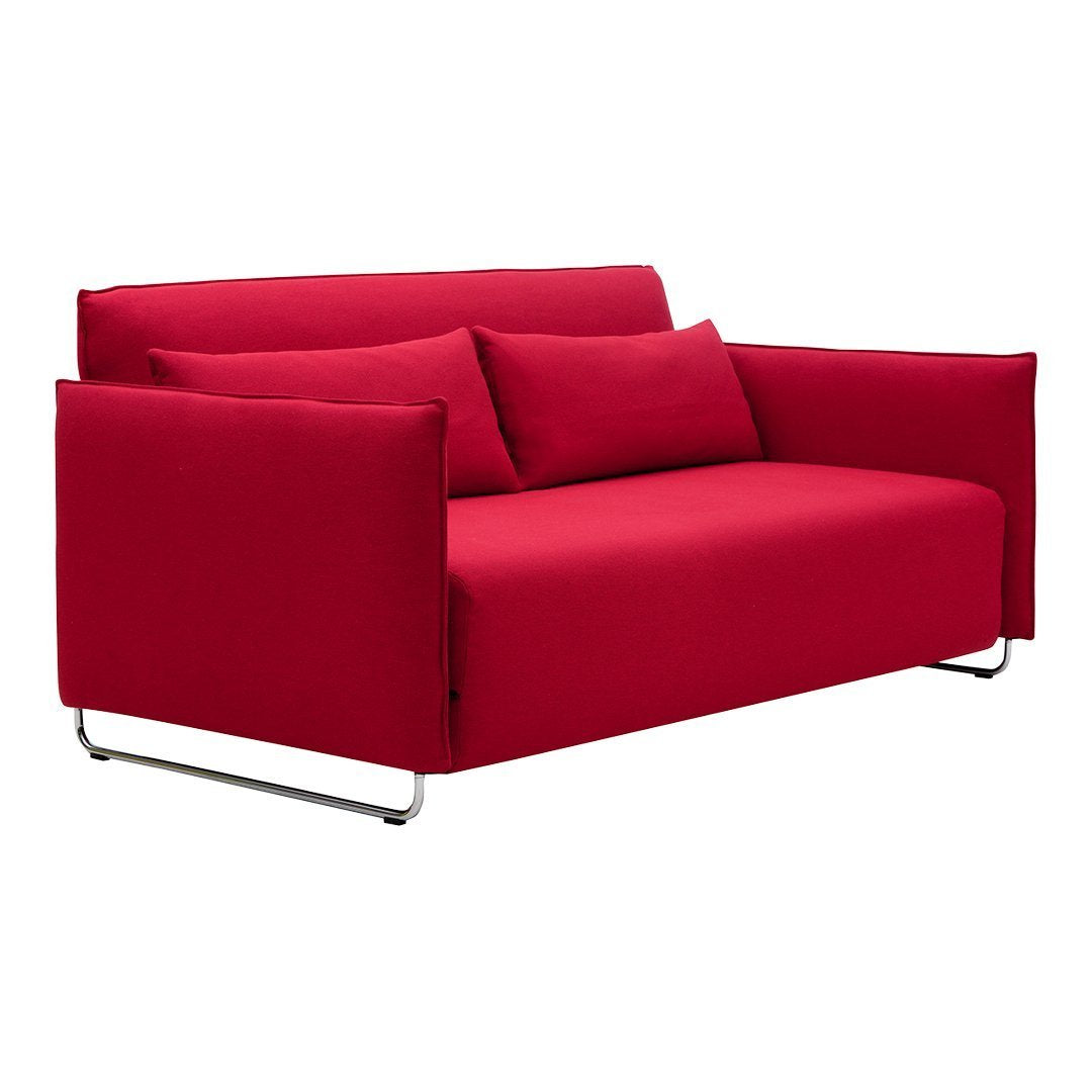 Busk Hertzog Cord Sofa Bed - Convertible Sleeper Sofa with Softline Fabric for Small Spaces | Perfect for Apartments, Guest Rooms & Home Offices