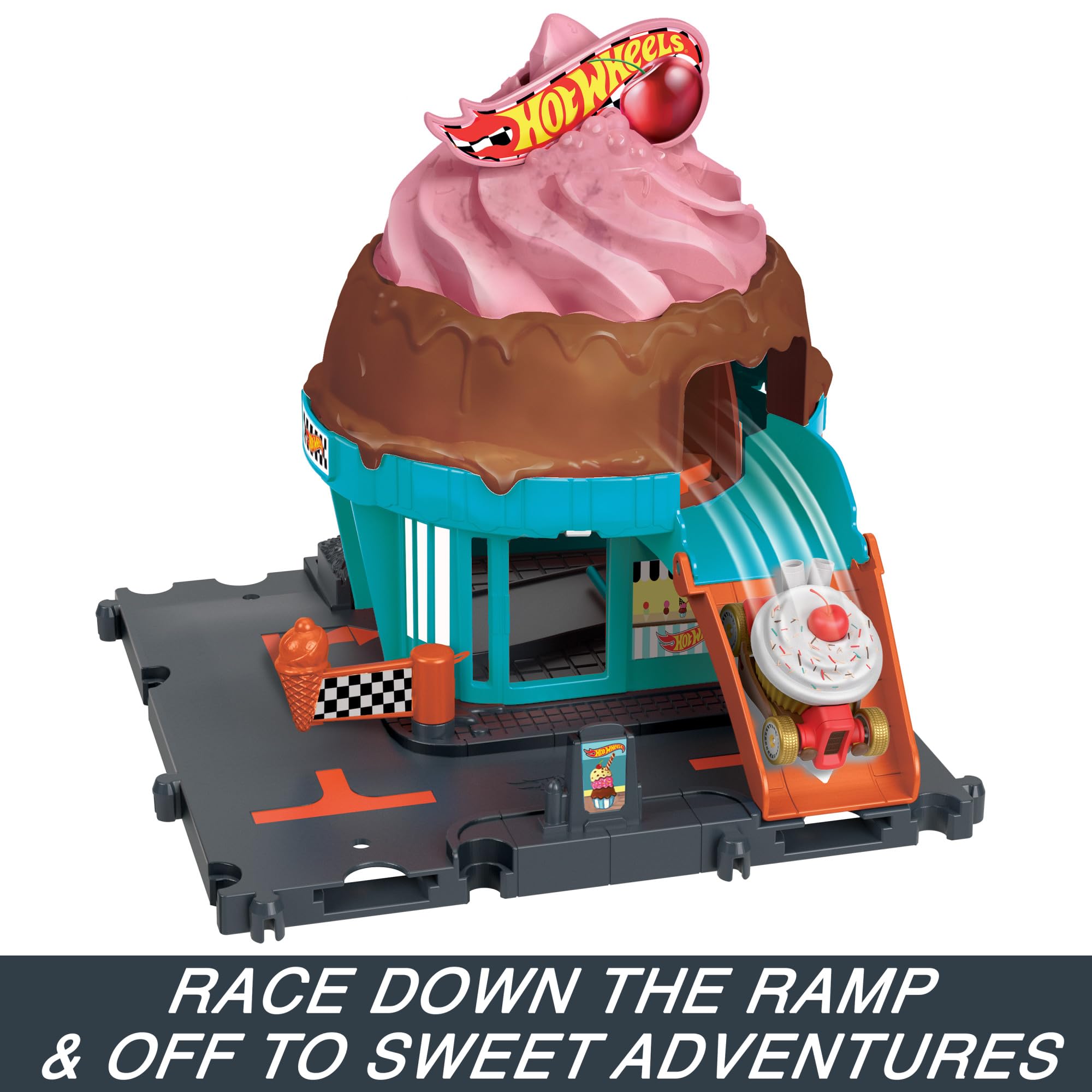 Hot Wheels HTN77 Die-Cast Toy Cars for Kids - Collectible Racing Vehicles with Stunt Tracks - Perfect for Playtime, Birthday Gifts & Car Enthusiasts