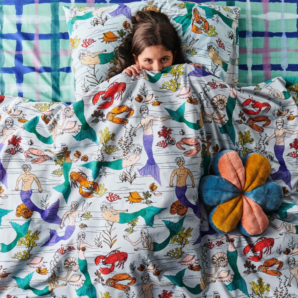 Neptune's Kingdom Organic Cotton Quilt Cover Set | Soft & Breathable Bedding | Perfect for Cozy Nights & Guest Rooms