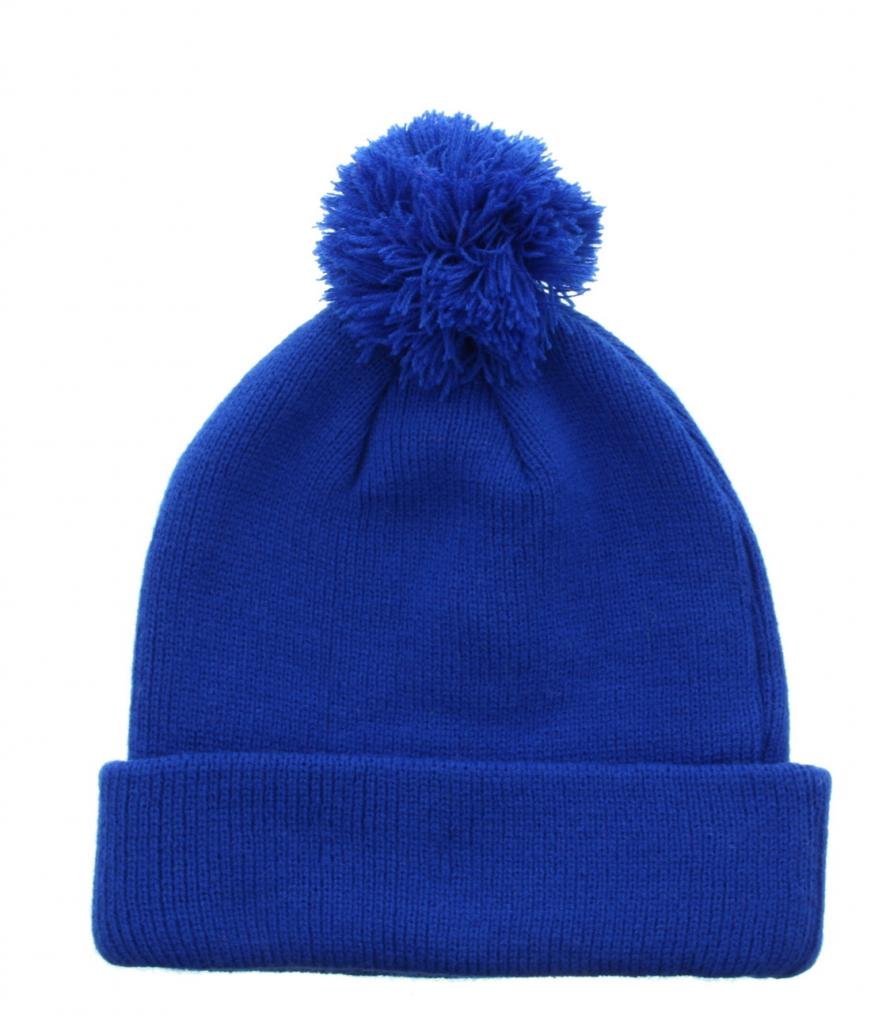 Milani Winter Plain Thick Pom Beanie with Cuff Skull Cap Hat - Warm Knit Beanie for Men & Women - Perfect for Snowboarding, Skiing & Cold Weather Activities