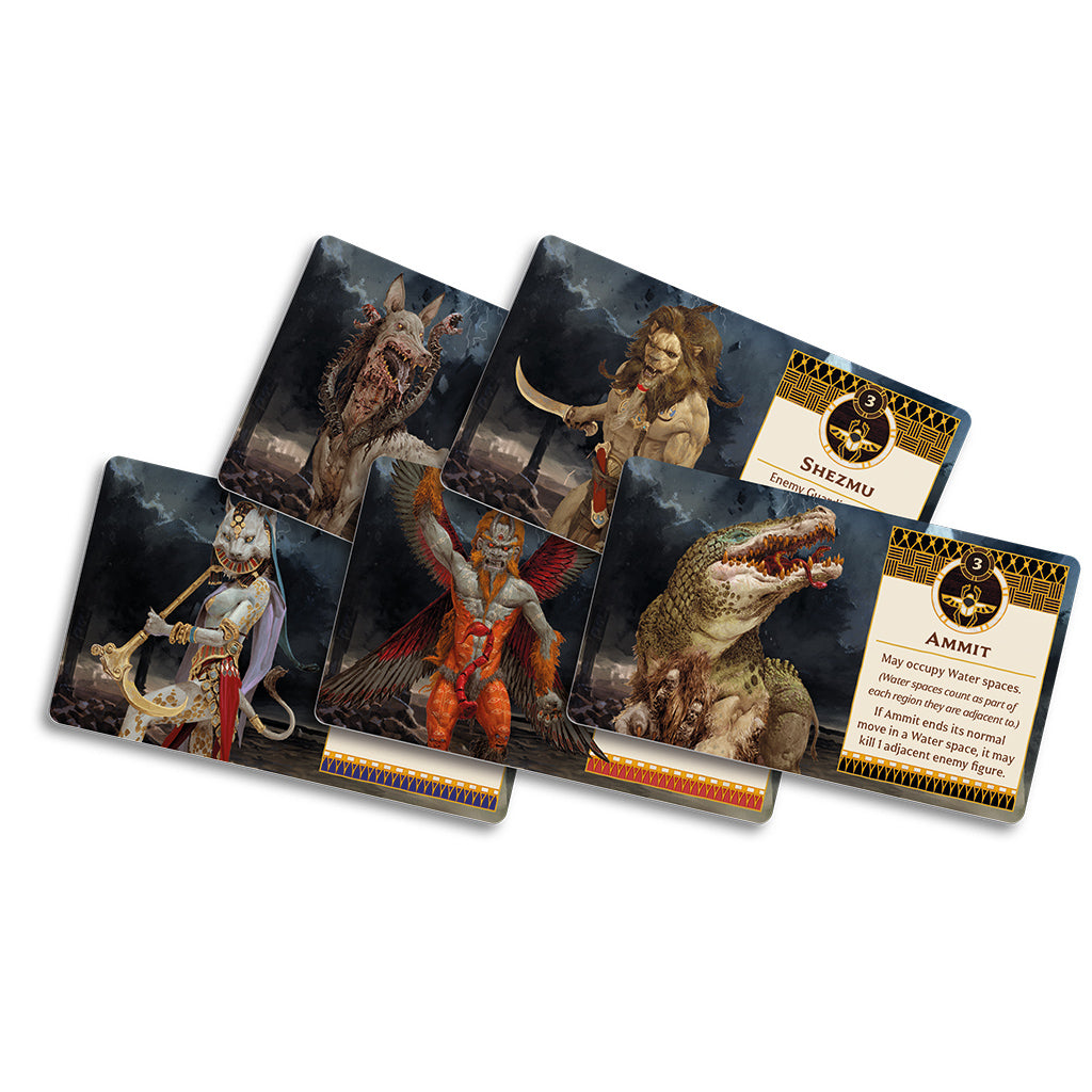 Ankh: Gods of Egypt Guardians Set - Ancient Egyptian Mythology Collectible Figurines for Home Decor, Gift & Display | Perfect for History Enthusiasts, Game Lovers & Egyptian Culture Fans