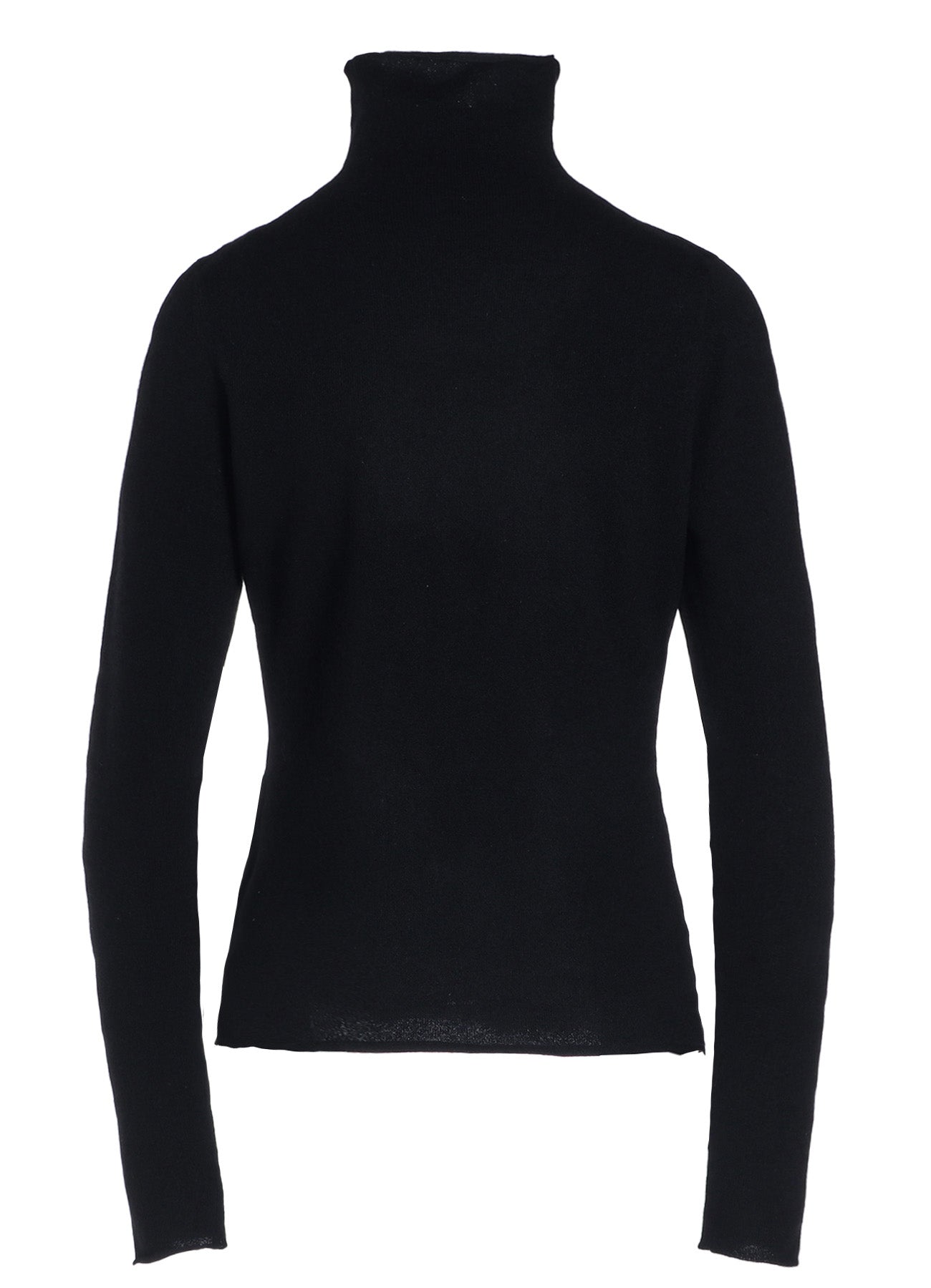 12G Embroidery Plain Weave Embroidered Turtleneck Top for Women - Elegant Crewneck Blouse for Office, Party & Casual Wear