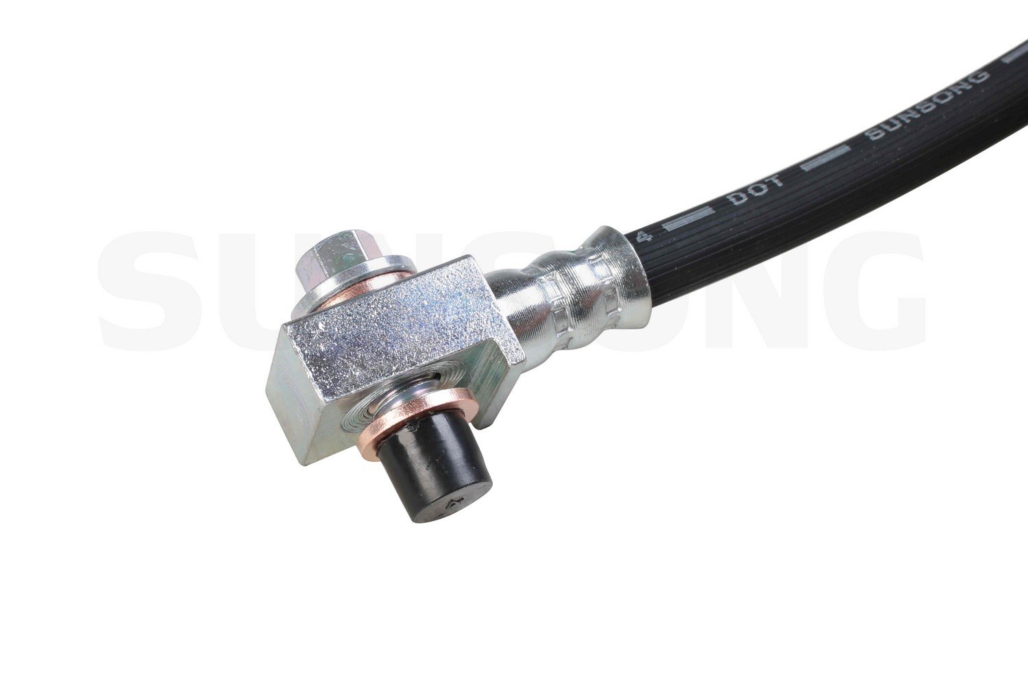 Sunsong 2203147 Brake Hydraulic Hose - High Performance Replacement for Smooth Braking | Perfect for Trucks, SUVs, and Off-Road Vehicles