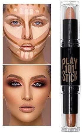 SIRF TUM 7 FiiME POWDER Pore-less Oil Control Compact Powder - Matte Finish Foundation for Oily Skin - Highlighter & Contour Stick - Concealer Gloss Makeup Kit - Perfect for Daily Wear & Special Occasions