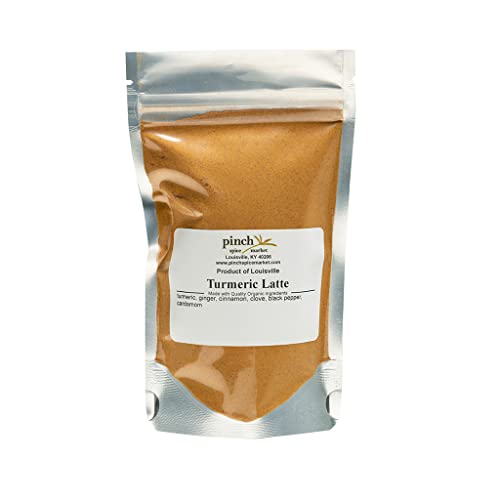 Premium Organic Turmeric Latte Powder - Golden Milk Superfood Blend for Immunity & Wellness - Perfect for Coffee Alternative, Yoga Recovery & Relaxation