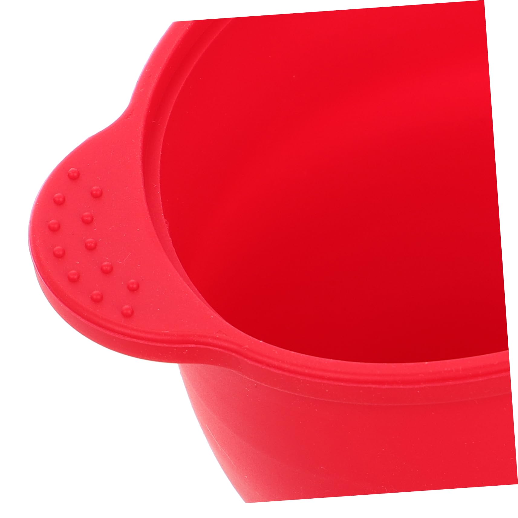 Professional Silicone Wax Warmer Pot for Hair Removal - Red Wax Melting Bowl with Inner Insert, Replacement Wax Heater for Salon & Home Use - Perfect for Eyebrows, Legs, Bikini Line & Facial Hair Removal
