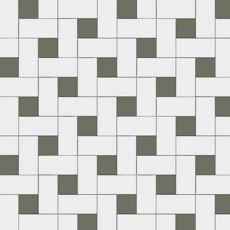 Winchester Vit/Grön Australian Green Granite Clinker by Winckelmans | Premium Stone Tiles for Kitchen Backsplash & Bathroom Flooring