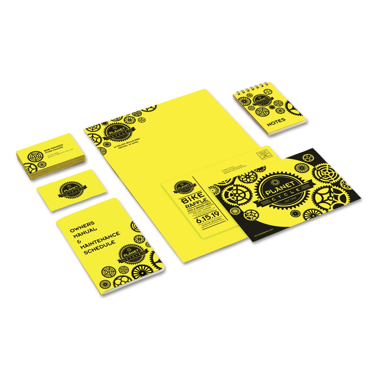 Astrobrights® Vibrant Color Cardstock Paper - 65 lb Cover Weight, 8.5 x 11 Inches, Lift Off Lemon Yellow, 250 Sheets per Pack - Perfect for Scrapbooking, DIY Crafts, Invitations & School Projects