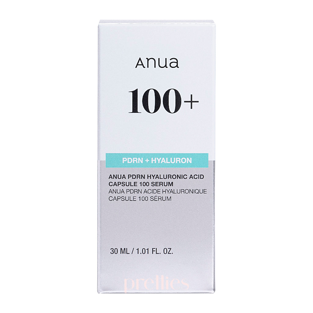 ANUA PDRN Hyaluronic Acid Serum 30ml - Deep Hydration & Skin Repair Facial Treatment for Dry, Sensitive Skin | Korean Skincare for Night & Day Use